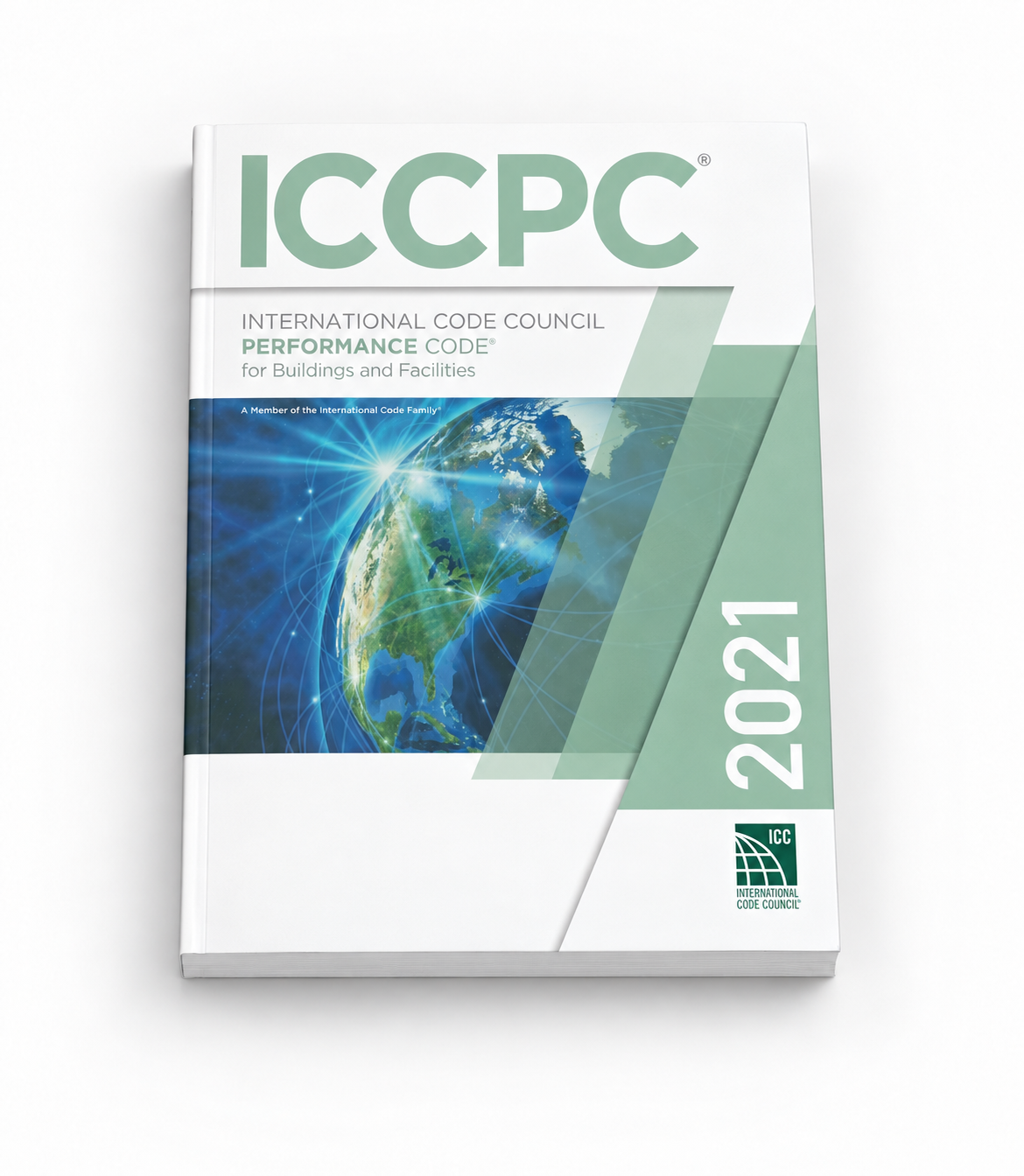 2021 ICC Performance Code® for Buildings and Facilities softcover flat view