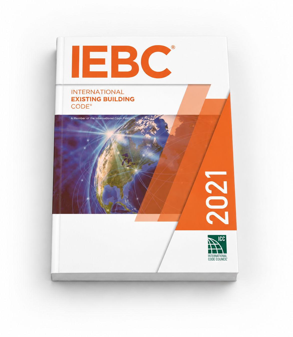 2021 International Existing Building Code® softcover flat view