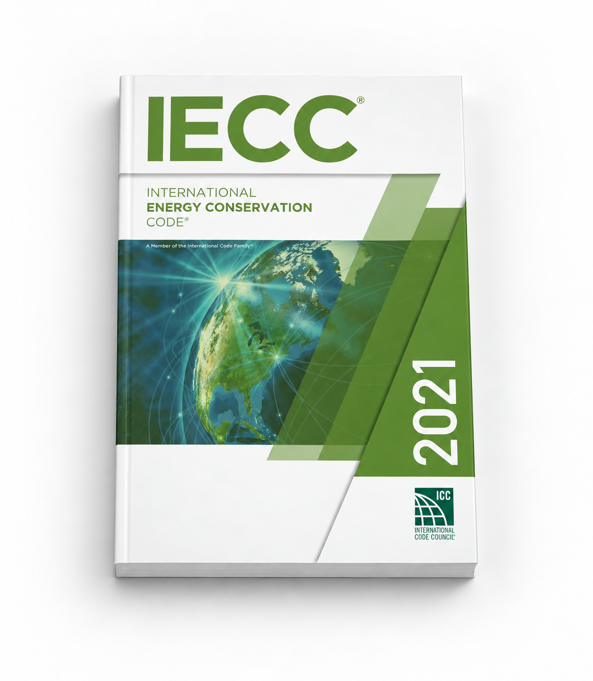 2021 International Energy Conservation Code® softcover flat view