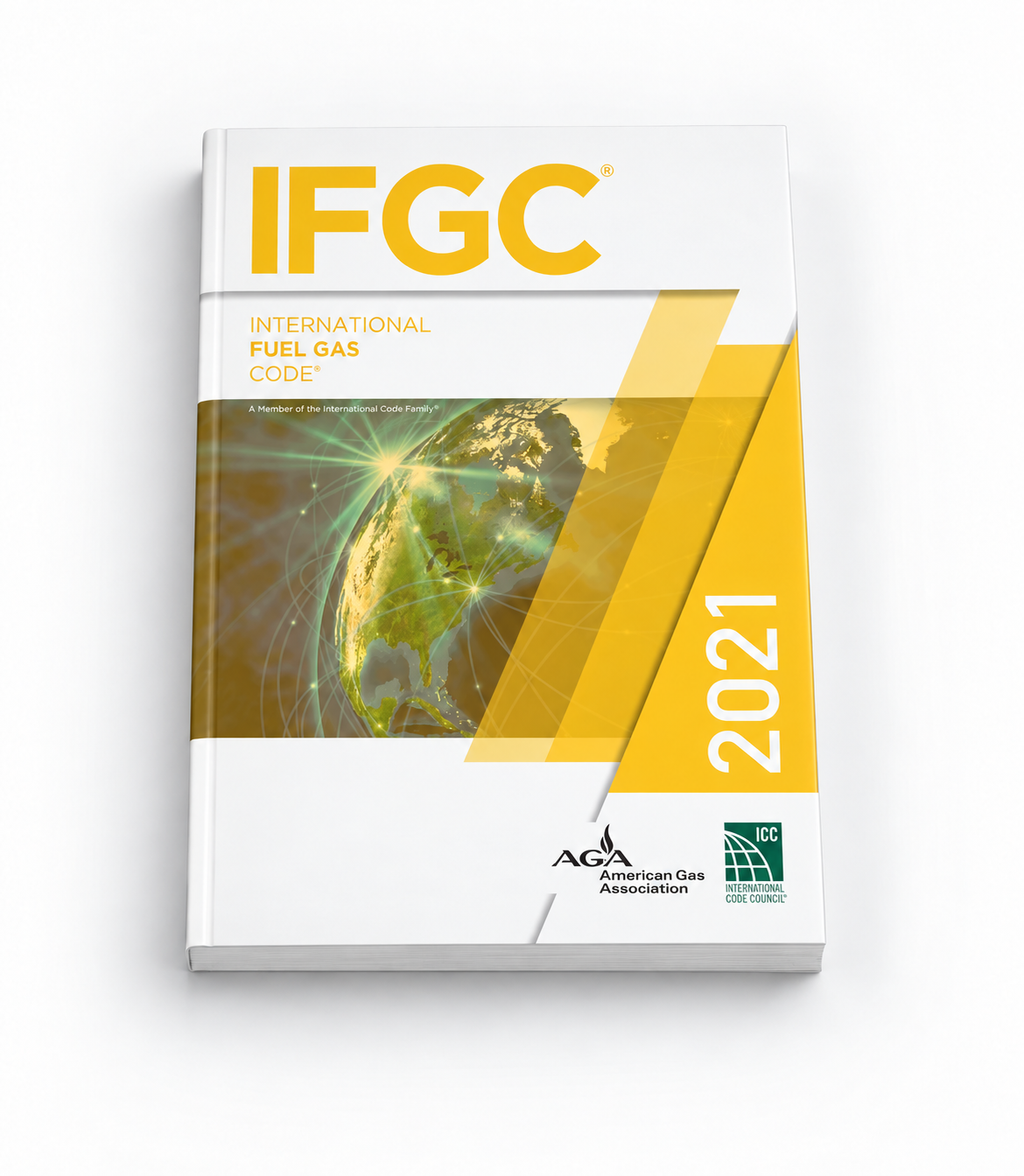 2021 International Fuel Gas Code® softcover flat view