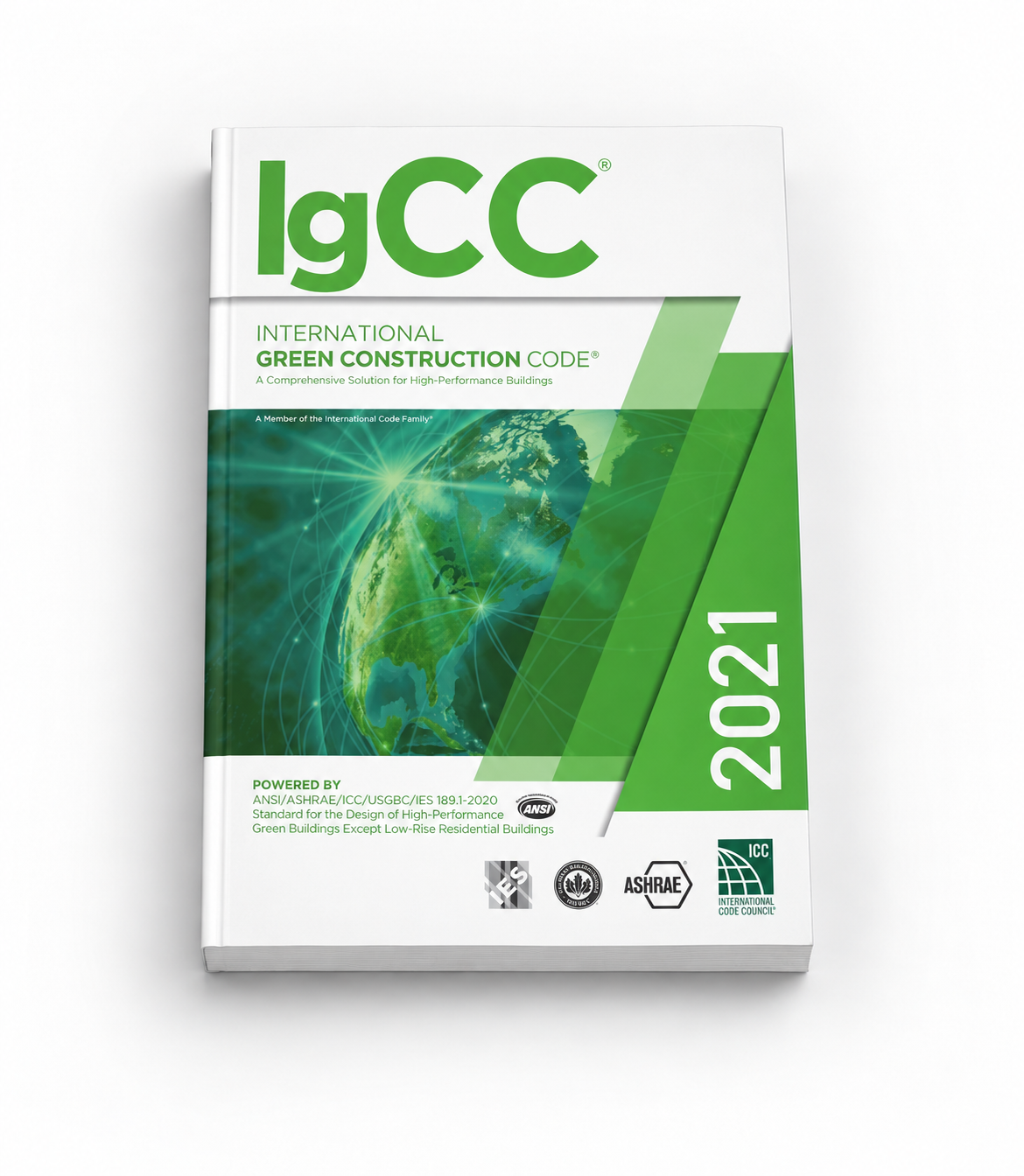 2021 International Green Construction Code® (IgCC®) softcover flat view
