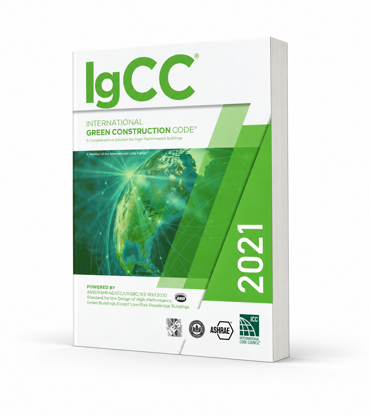 2021 International Green Construction Code® (IgCC®) softcover standing view