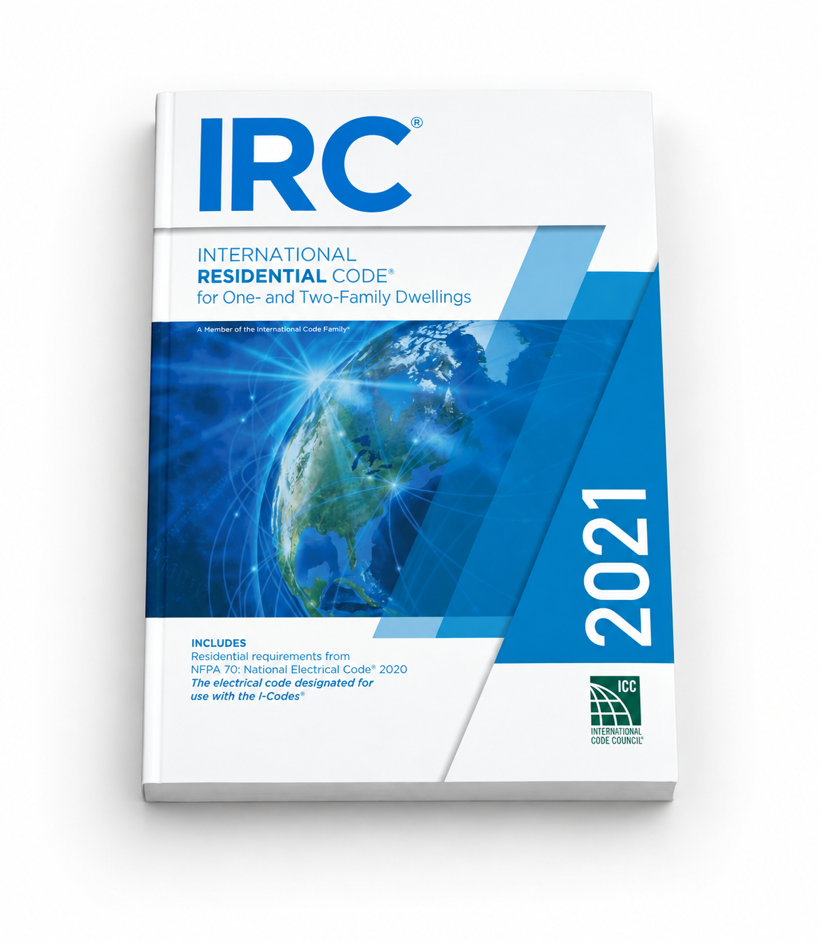 2021 International Residential Code® softcover flat view