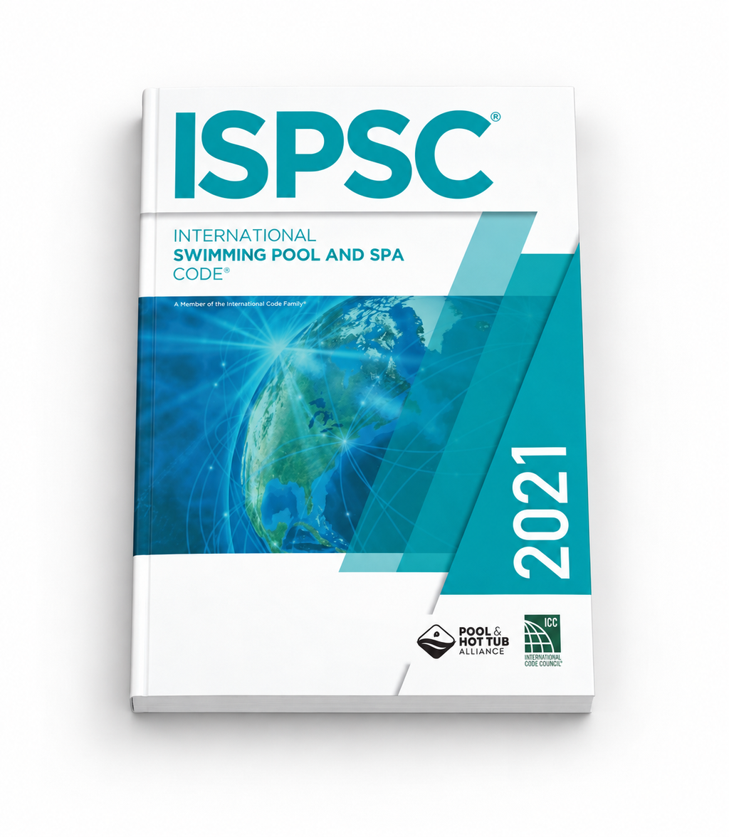 2021 International Swimming Pool and Spa Code® (ISPSC) softcover flat view