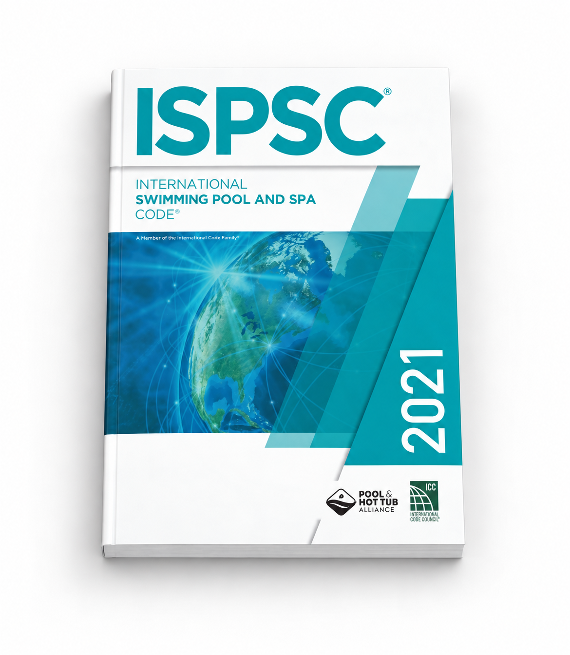 2021 International Swimming Pool and Spa Code® (ISPSC) softcover flat view