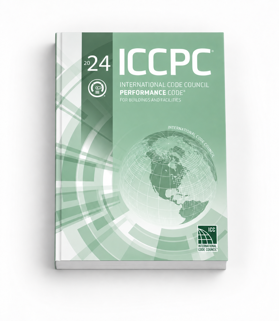 2024 ICC Performance Code® for Buildings and Facilities — lying flat, front cover facing up