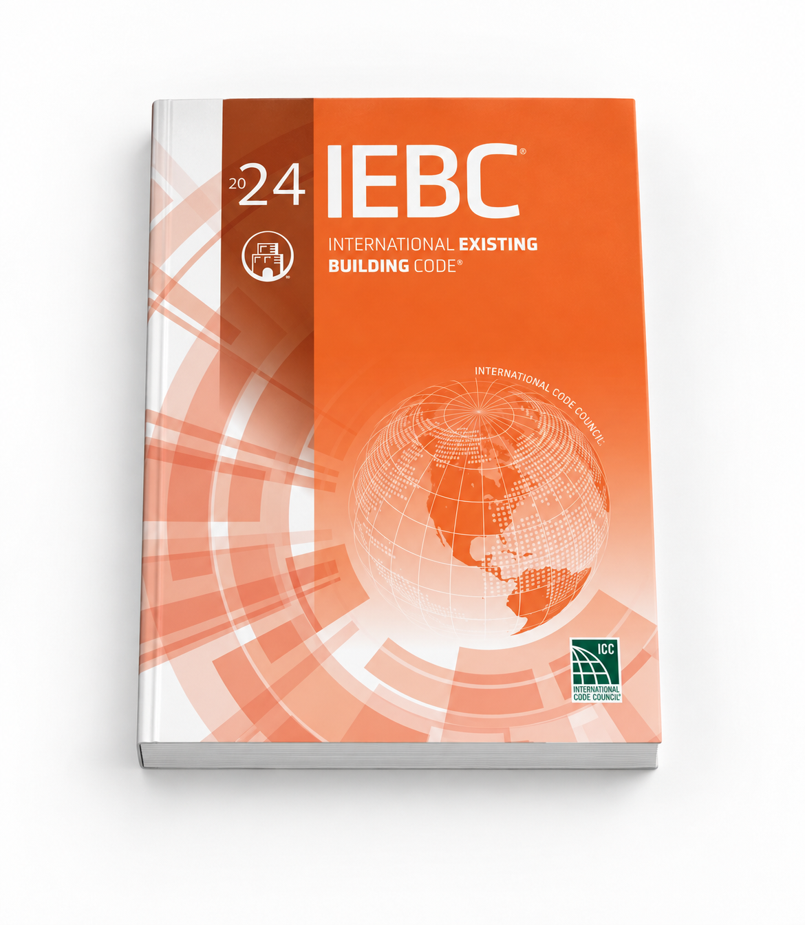 2024 International Existing Building Code® — softcover, lying flat with front cover facing up