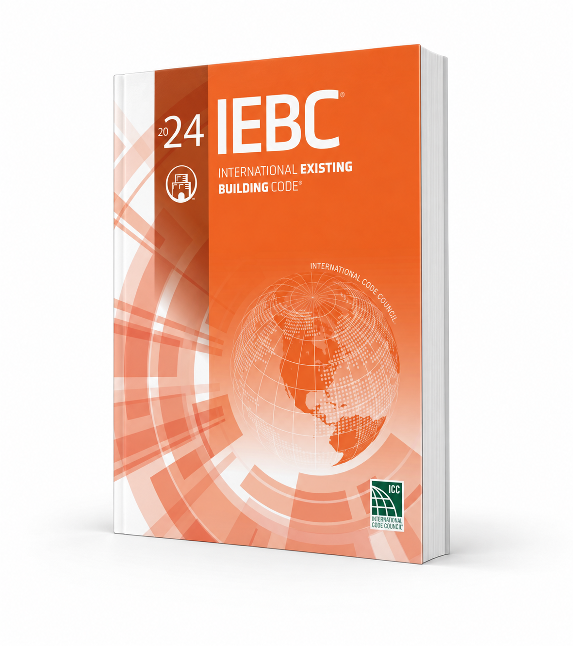 2024 International Existing Building Code® — softcover, standing upright