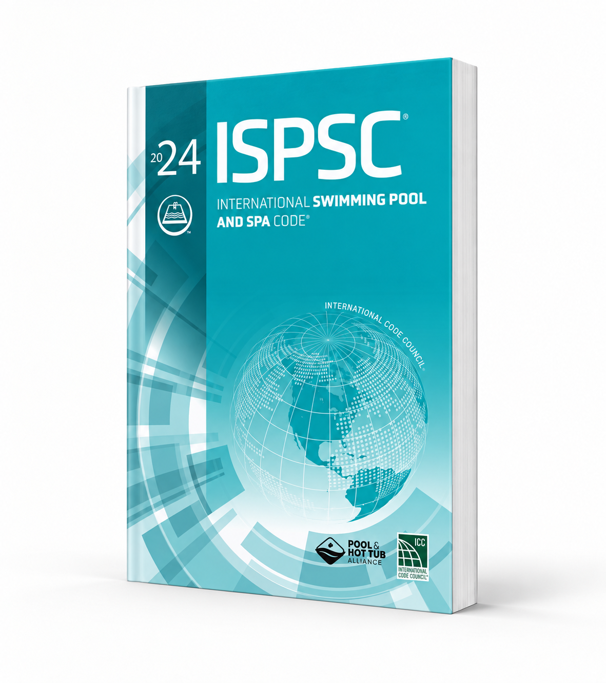 2024 International Swimming Pool and Spa Code® (ISPSC) — softcover, standing upright