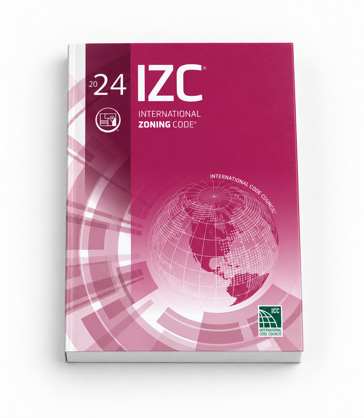 2024 International Zoning Code® — softcover, lying flat with front cover facing up