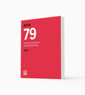 Product photo of 2024 NFPA 79 Electrical Standard for Industrial Machinery, standing upright with the front cover visible.