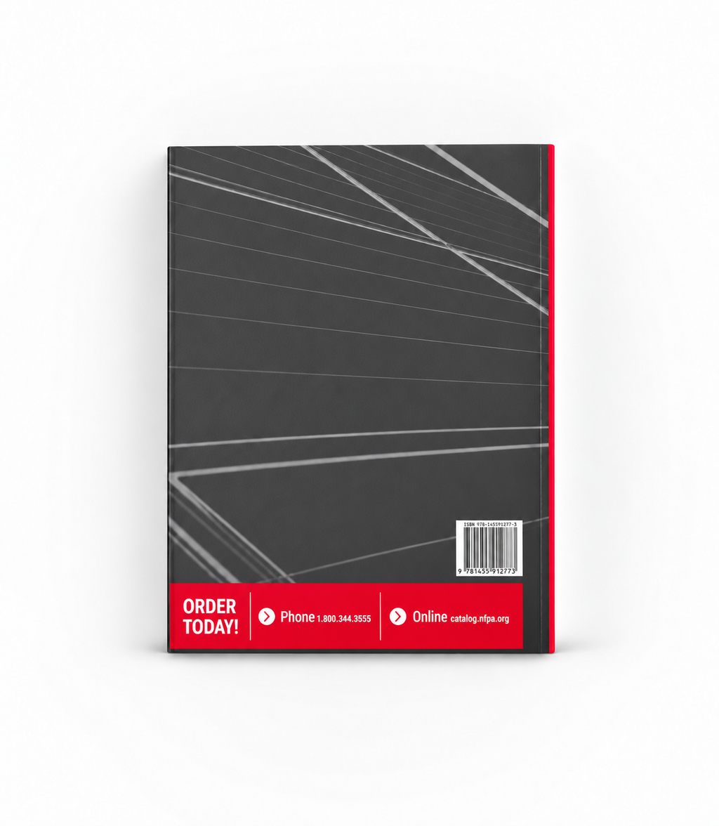 2017 NFPA 70 National Electrical Code softbound — back cover on white background